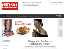 Tablet Screenshot of partymaxx.de